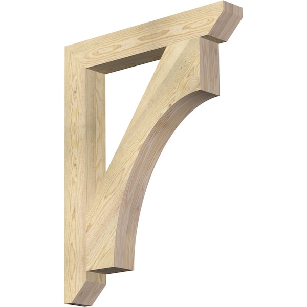 Ekena Millwork Westlake Slat Rough Sawn Bracket, Douglas Fir, 4"W x 28"D x 36"H BKT04X28X36WTL06RDF - main